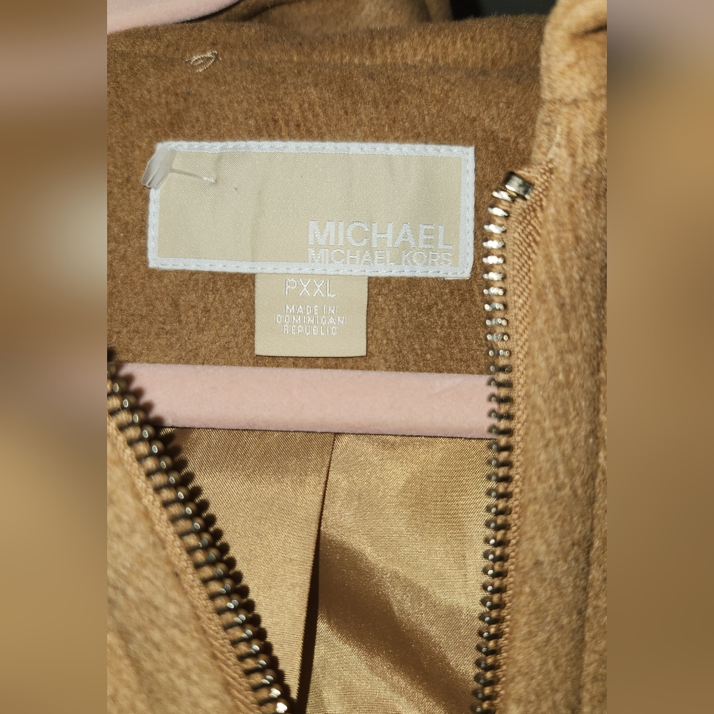 MICHAEL BY MICHAEL KORS HOODIE PEA COAT ! - Picture 4 of 5